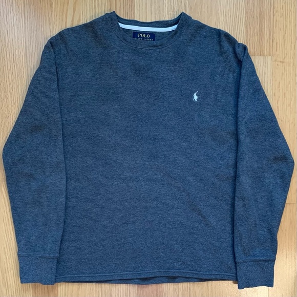 Ralph Lauren Men's Waffle Knit Crew Neck - Picture 1 of 4